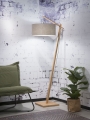 LAMPA PODŁOGOWA ANDES BAMBUSOWA PODSTAWA, LNIANY ABAŻUR, WIELE KOLORÓW	- IT'S ABOUT ROMI