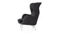 Fotel Ro ™ Wingback Ro + podnóżek Fritz Hansen  