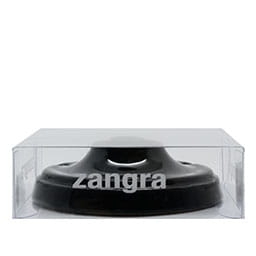 Rozeta porcelanowa sufitowa Zangra 008 czarna