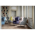 Fotel Ro ™ Wingback Ro + podnóżek Fritz Hansen  