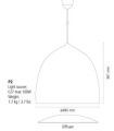 Lampa wisząca SUSPENCE P2 Fritz Hansen
