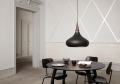 Orient P1, P2, P3 lampa wisząca czarna Fritz Hansen