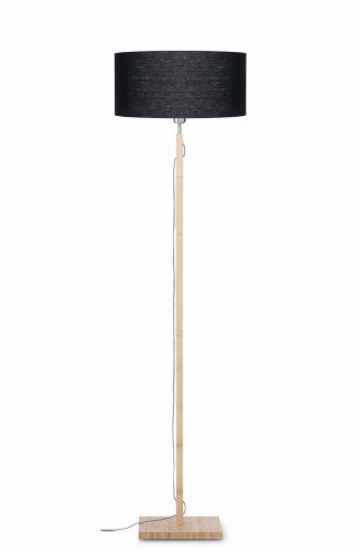 LAMPA PODŁOGOWA FUJI BAMBUSOWA PODSTAWA, LNIANY ABAŻUR, WIELE KOLORÓW	- IT'S ABOUT ROMI