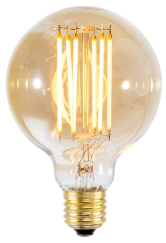LED LAMP FILAMENT GLOBE DIA.9,5XH.14CM E27/4WATT, DIMABLE	- IT'S ABOUT ROMI