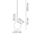 Lampa wisząca IC S2 Flos