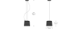 Lampa wisząca mała Vipp 528
