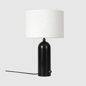 Lampa Stołowa GRAVITY S Gubi podstawa z czernionej stali