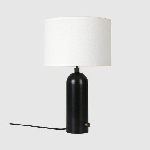 Lampa Stołowa GRAVITY S Gubi podstawa z czernionej stali