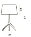Lampa stołowa LUMIERE XXL-XXS Foscarini