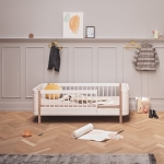   Łóżko WOOD MINI+ JUNIOR BED  WHITE/OAK Oliver Furniture 