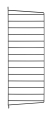 String Furniture wall panel pojedynczy czarny 75 x 30 cm  