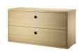 Szafka z szufladami szer 78cm dąb String 