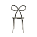KRZESŁO RIBBON METALOWE SREBRNE	- QEEBOO