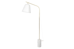 LINE two Lampa podłogowa 186 cm, biała NORR 11  