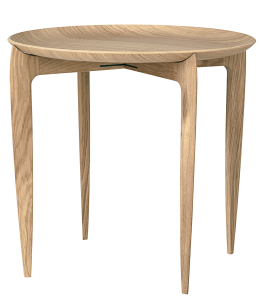 stolik tray  Ø 45 cm oak fritz hansen