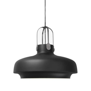 Lampa wisząca &tradition Copenhagen SC8 Ø 60 cm, czarna matowa