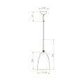 Lampa wisząca GROSSMAN GRÄSHOPPA GUBI różne kolory! black semi matt