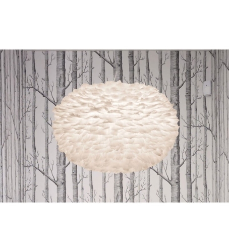 Abazur z piór Eos XL śr 70 cm UMAGE Design 