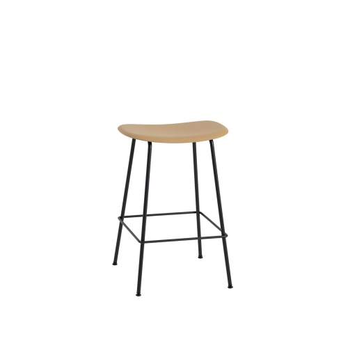 Fiber bar stool tube base high Muuto
