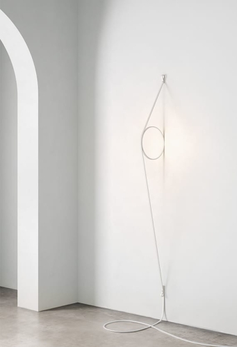 WireRing wall lamp white/white  FLOS 