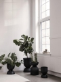 Doniczka Hourglass Small Black Ferm Living