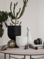 Doniczka Hourglass Small Black Ferm Living