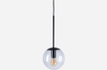 LAMPA WISZĄCA SOLITARIRE ORB 15 CM BLACK BOLIA 