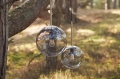 LAMPA WISZĄCA SOLITARIRE ORB brass 25CM BOLIA  