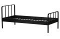 ŁÓŻKO MEES 90X200 CM CZARNE WOOOD 