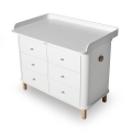 Duży przewijak Wood Oliver Forniture do komody 6 szuflad