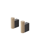 Wieszak Attach 2 sztuki oak/black Muuto 