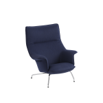 Fotel Doze tkanina Balder 782 / chrome Muuto   