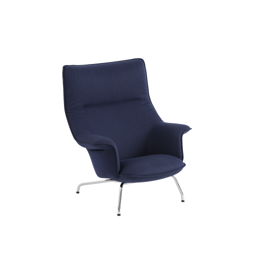 Fotel Doze tkanina Balder 782 / chrome Muuto   