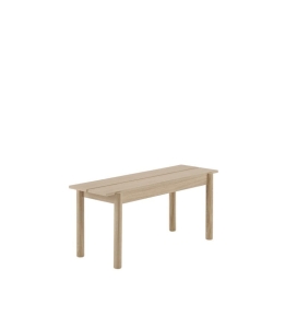 Ławka Linear 110x34cm drewniana Muuto