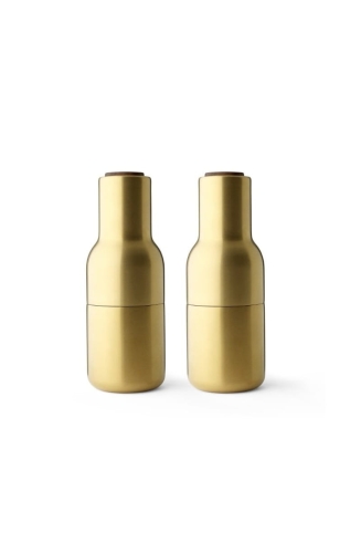 Młynek 2 szt  Audo Copenhagen Bottle Grinder  mosiądz