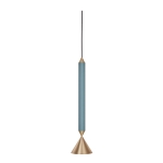 Lampa wisząca Apollo 39 deep sea/brass Pholc   