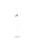 Lampa podłogowa Blend 150 matt white/brass Pholc 