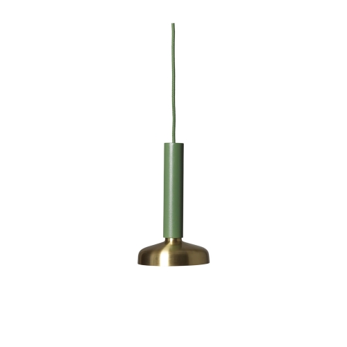 Lampa wisząca Blend 9 green/brass Pholc   