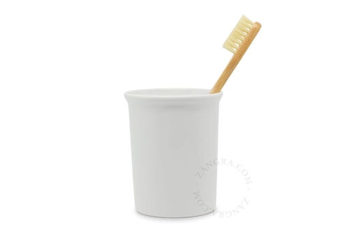 Kubek na szczoteczki white Zangra