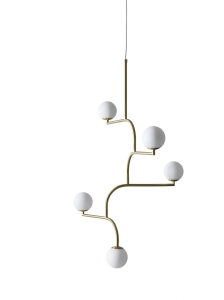Lampa wisząca mobil 100 brass Pholc 