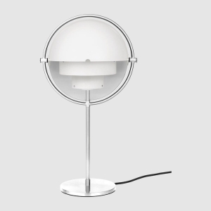 Lampa stołowa Multi-lite Chrome Base/White Semi Matt Gubi 