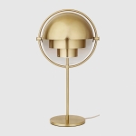 Lampa stołowa Multi-lite Brass Base/Brass Skiny Gubi 
