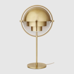 Lampa stołowa Multi-lite Brass Base/Brass Skiny Gubi 