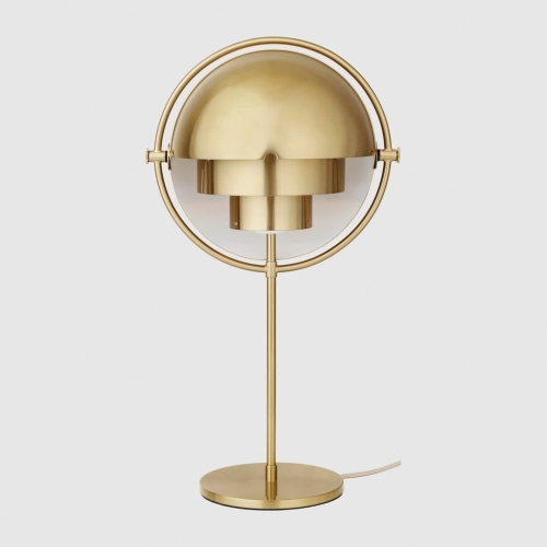 Lampa stołowa Multi-lite Brass Base/Brass Skiny Gubi 