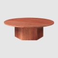 Stolik kawowy Epic 110cm red travertine Gubi 