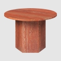 Stolik kawowy Epic 60cm red travertine Gubi  
