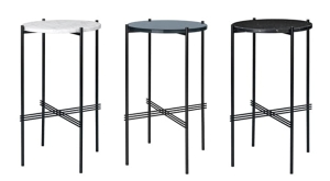 Konsola TS Consol Round Glass / Marble średnica  40cm Gubi