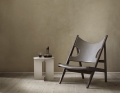 AUDO COPENHAGEN fotel tapicerowany KNITTING ciemny dąb