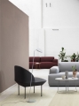Oslo Lounge Chair Muuto fotel ciemnoszary 
