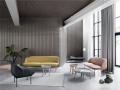 Oslo Lounge Chair Muuto fotel ciemnoszary 